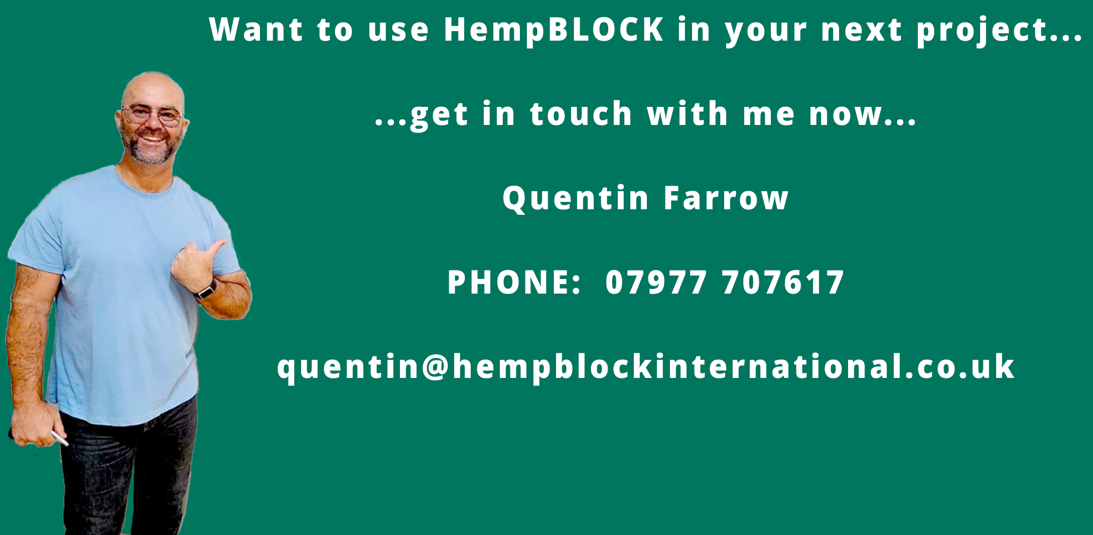 Quentin Farrow Main Man in the UK